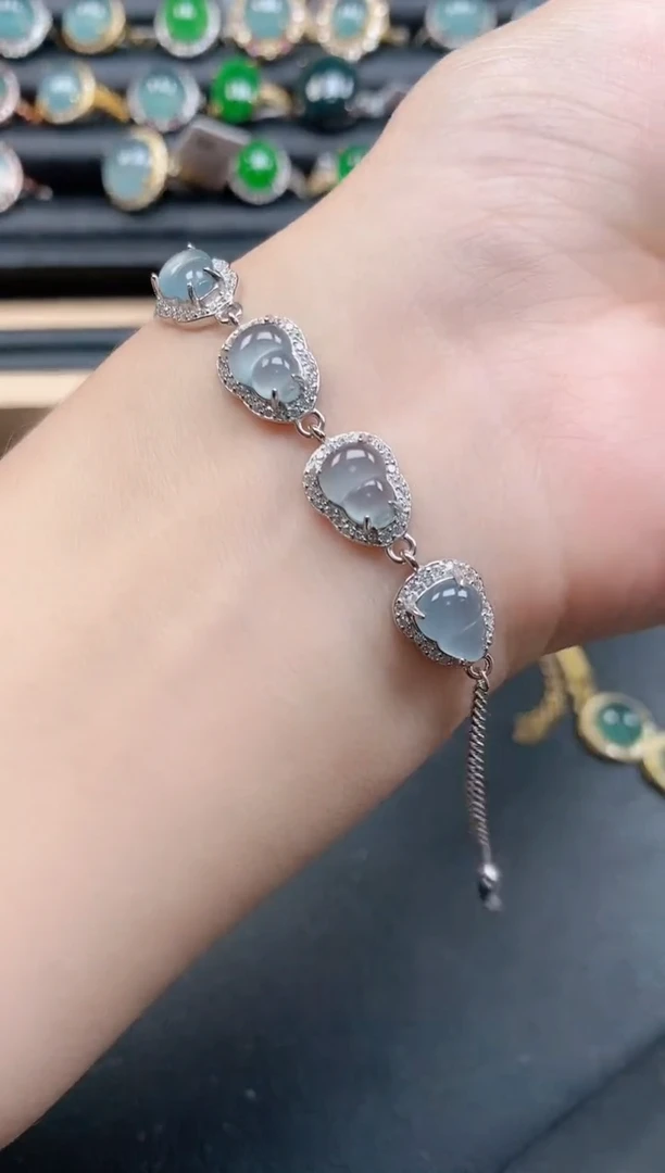 翡翠戒指银S925镶嵌111111111