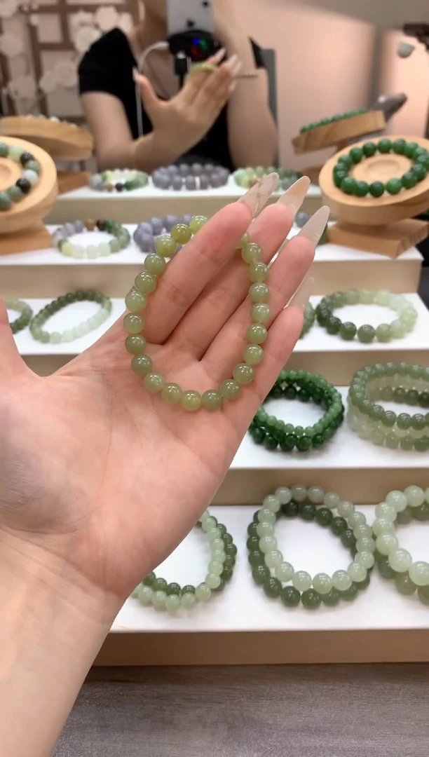 手串未镶嵌和田玉黄口和田玉手串