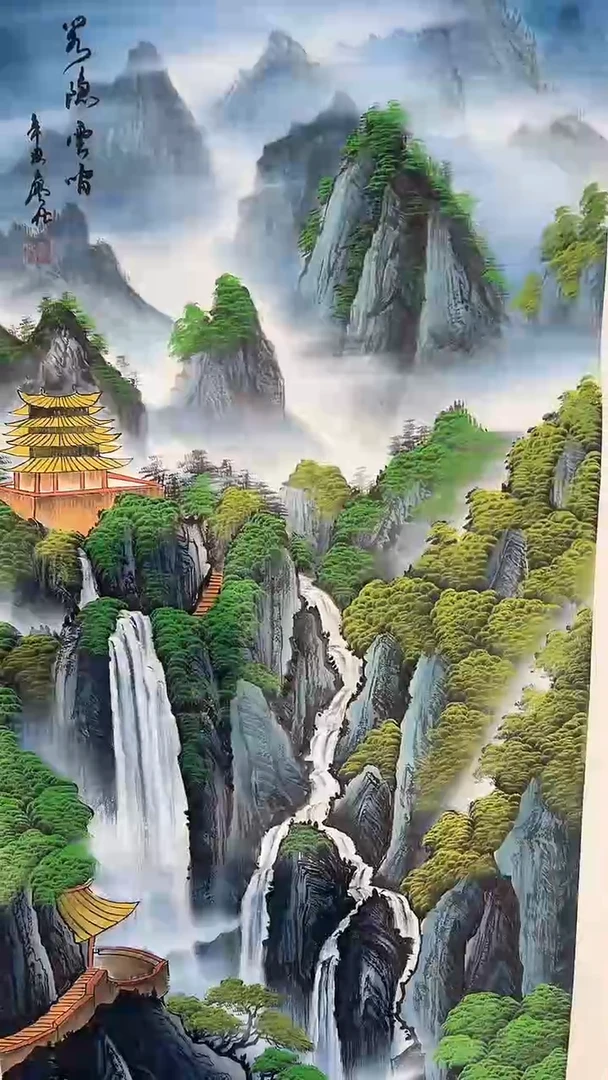国画廖化老师国画作品