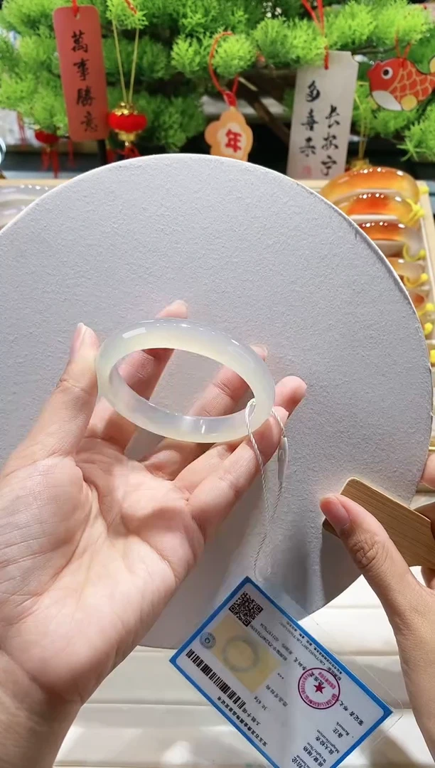 【闪购商品】玛瑙/玉髓手镯未镶嵌64-54.3