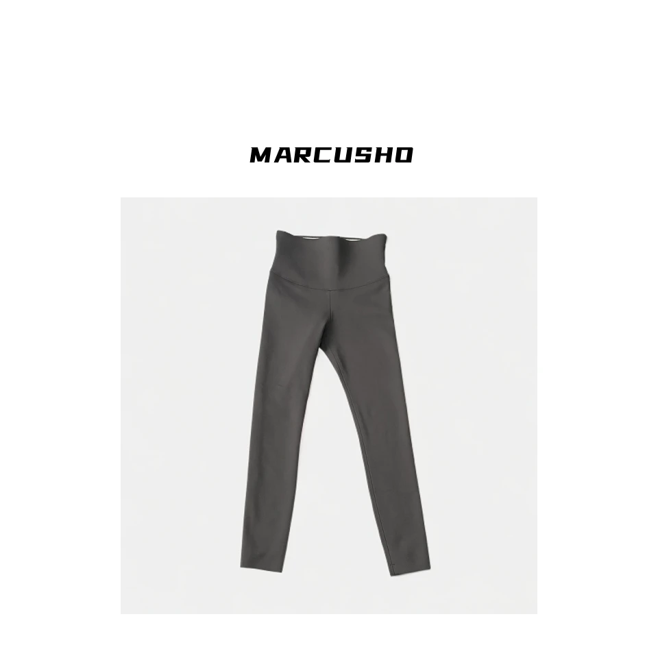 MARCUSHO秋冬新款石墨稀火焰收腹收跨提臀芭比裤K1026