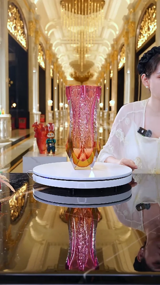 摆件AJ1010656金红花器
