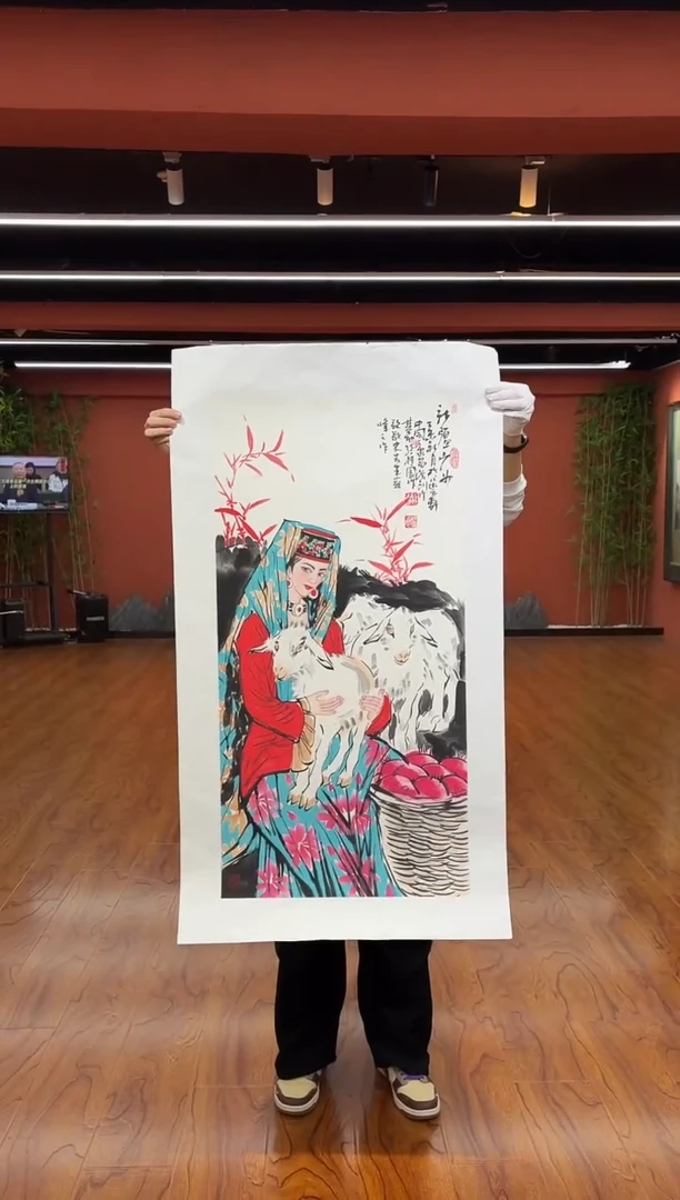 国画孙桂国老师作品，带合影证书22-23