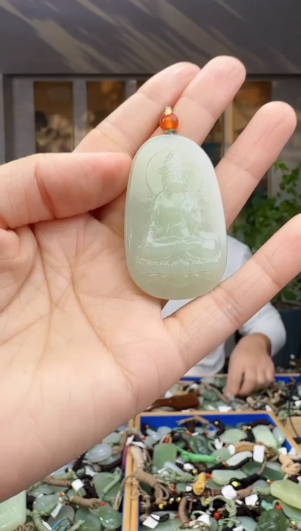 未镶嵌和田玉挂件拍一发一