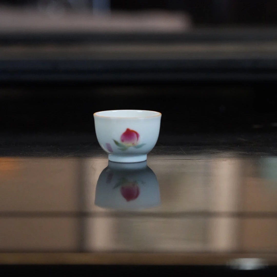 爱新觉罗 | 寿桃杯 品茗杯