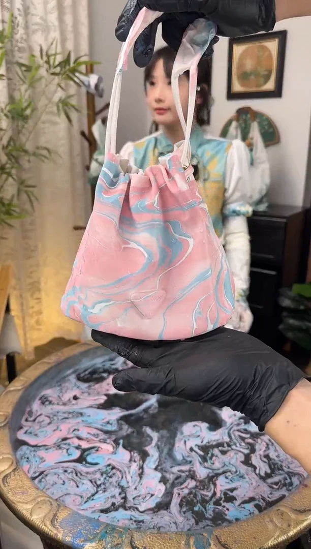 264 粉蓝系 水桶包