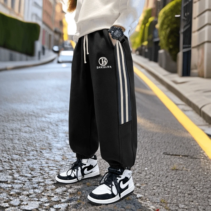 【清版不补】男童裤子秋装2025新款男宝痞帅儿童时尚运动休闲裤