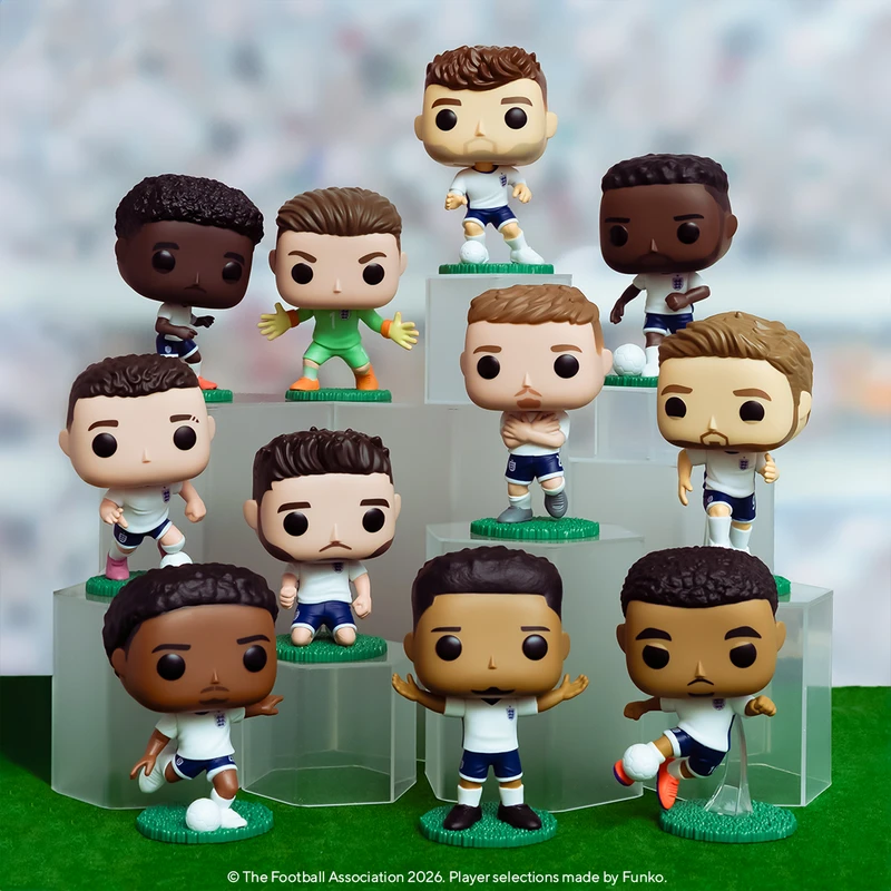 Funko足球英格兰FIFA美加墨世界杯凯恩贝林厄姆赖斯萨卡球星周边