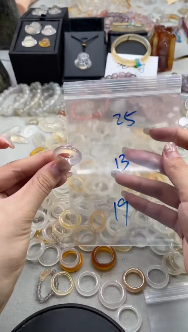 未镶嵌戒指玛瑙/玉髓25