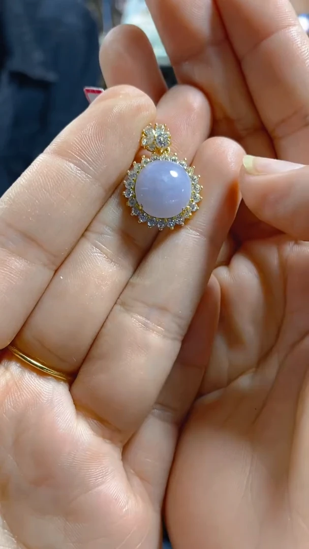 【闪购商品】翡翠吊坠(赠链)未镶嵌1001194746多样性发一