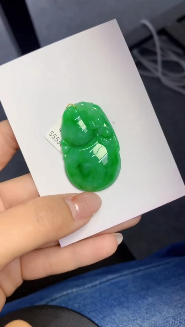 颈饰未镶嵌翡翠天然A货缅甸翡翠百元以上9元证书费自理