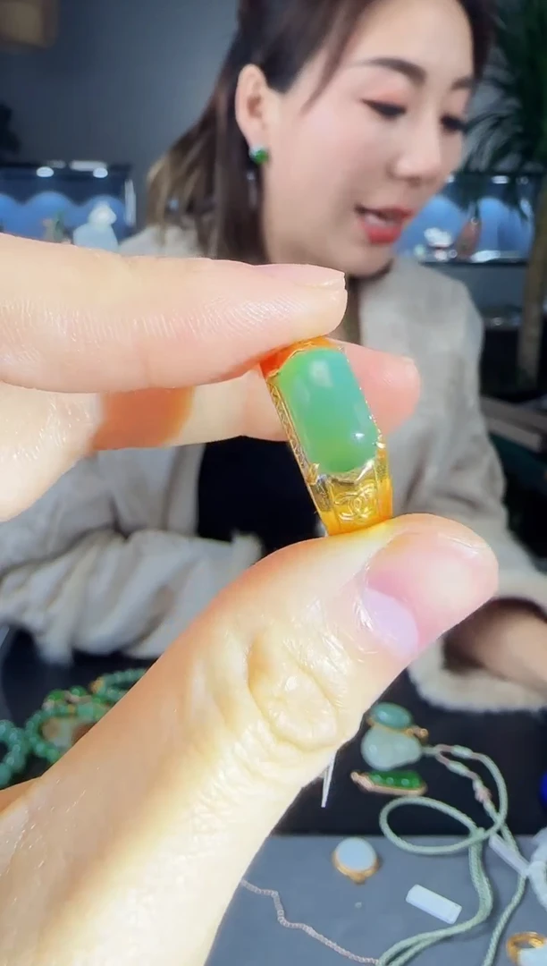 【闪购商品】和田玉戒指·1银S925镶嵌1