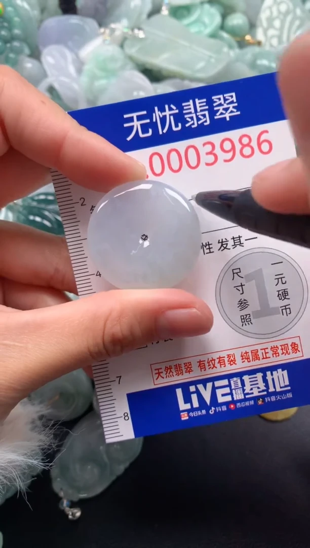 颈饰未镶嵌翡翠3986