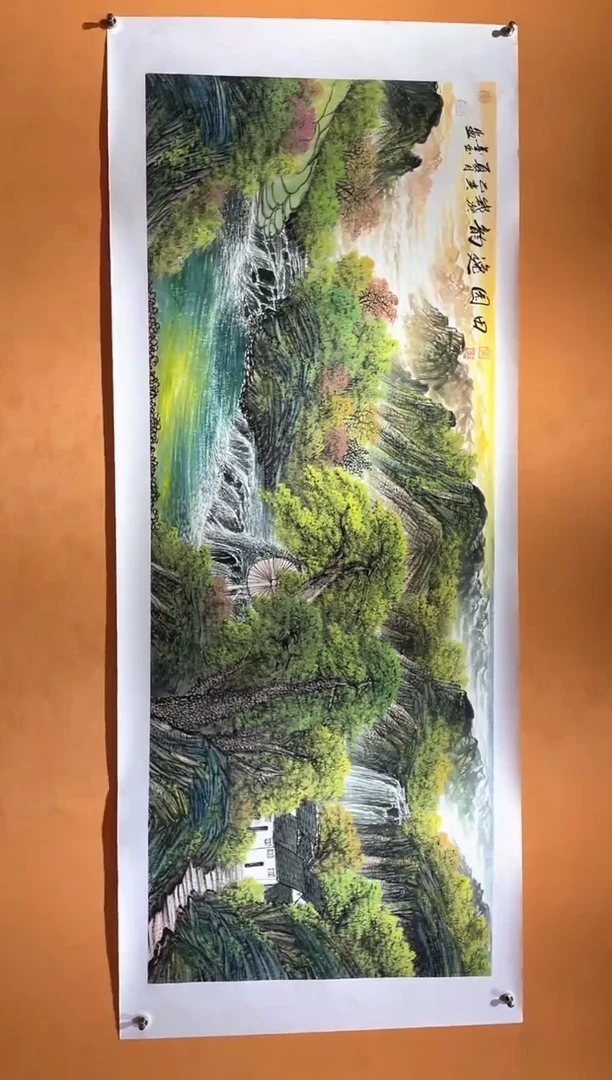 国画刘金玉教授亲笔手绘