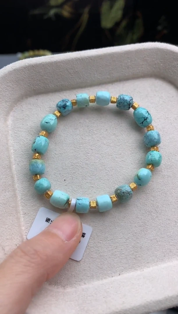 未镶嵌绿松石手串茜.T56