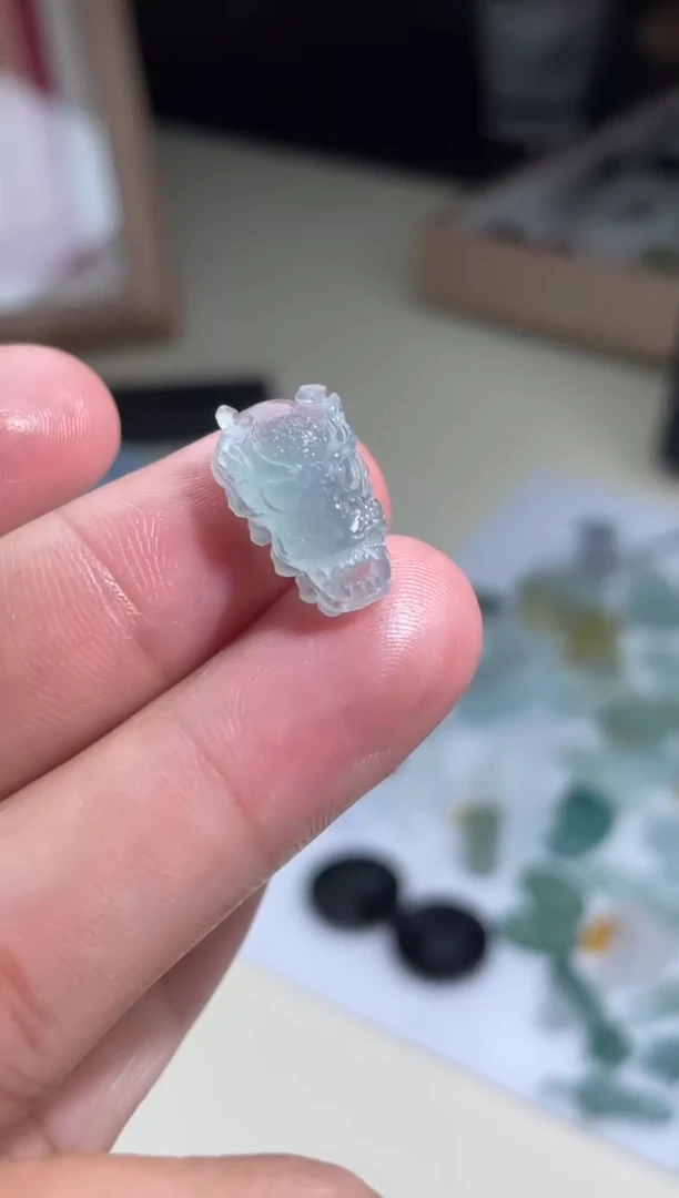 未镶嵌定制翡翠龙头280+28