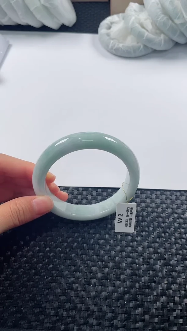 未镶嵌手镯翡翠4350 60+