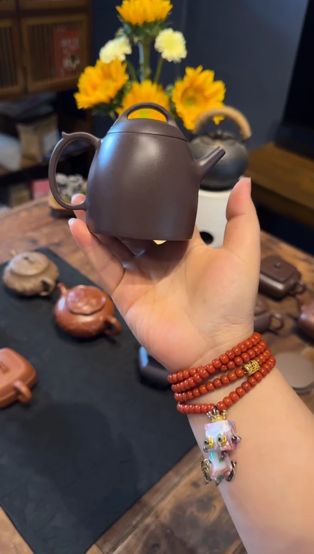 茶壶紫砂秦权 天青
