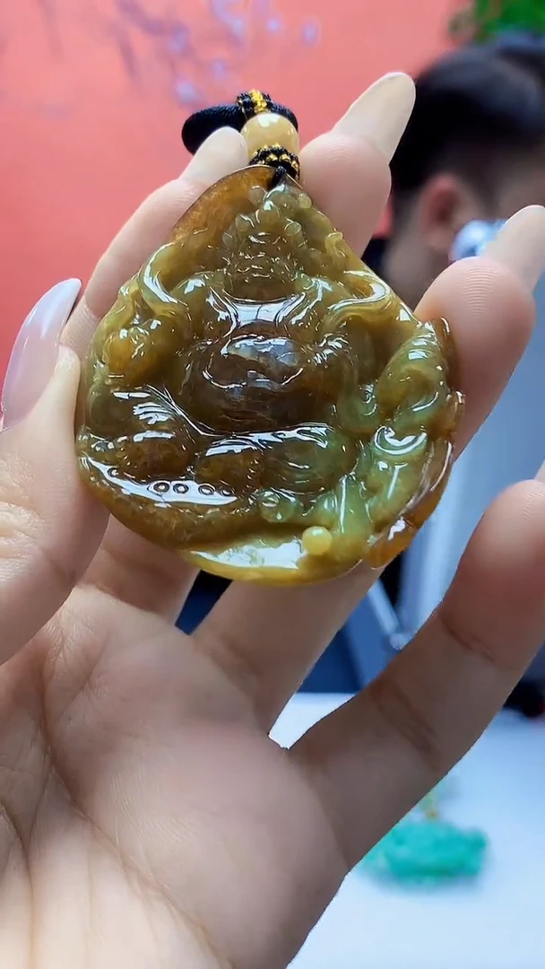 未镶嵌定制翡翠5060ty-毛货挂件193