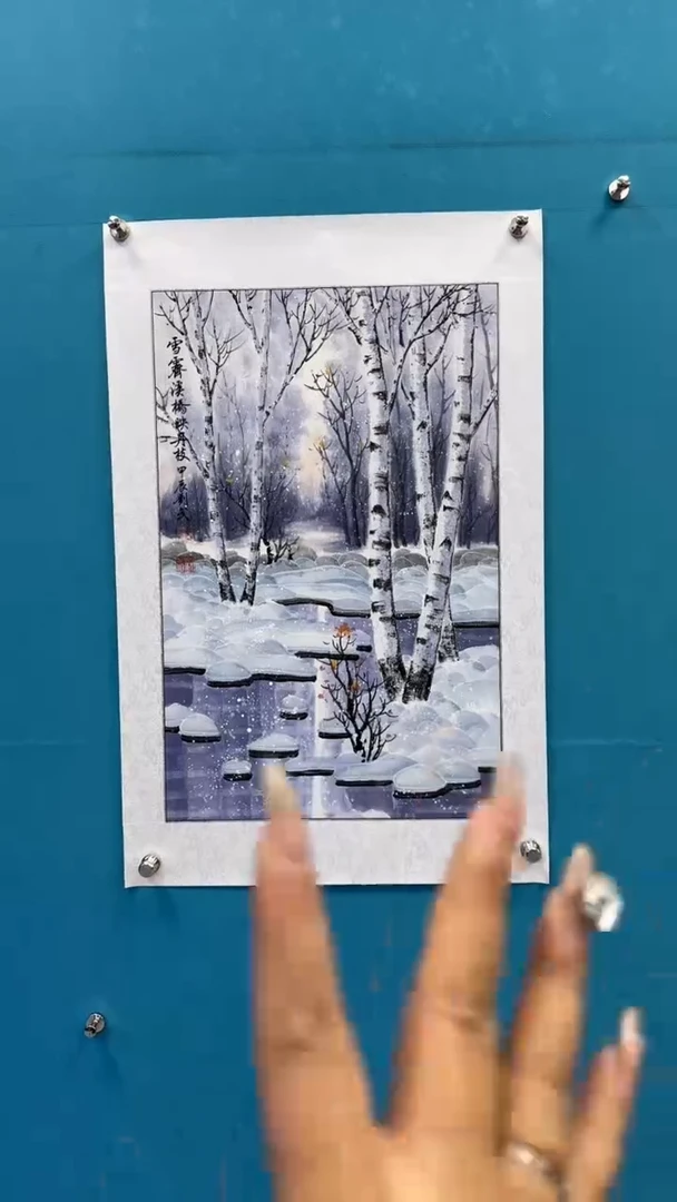 国画瀚美艺术刘武手绘-国画6