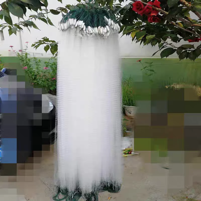 渔网渔具粘网丝网单层浮网三层沉网挂子捕鱼网鲫鱼鲢鱼沾网白条网