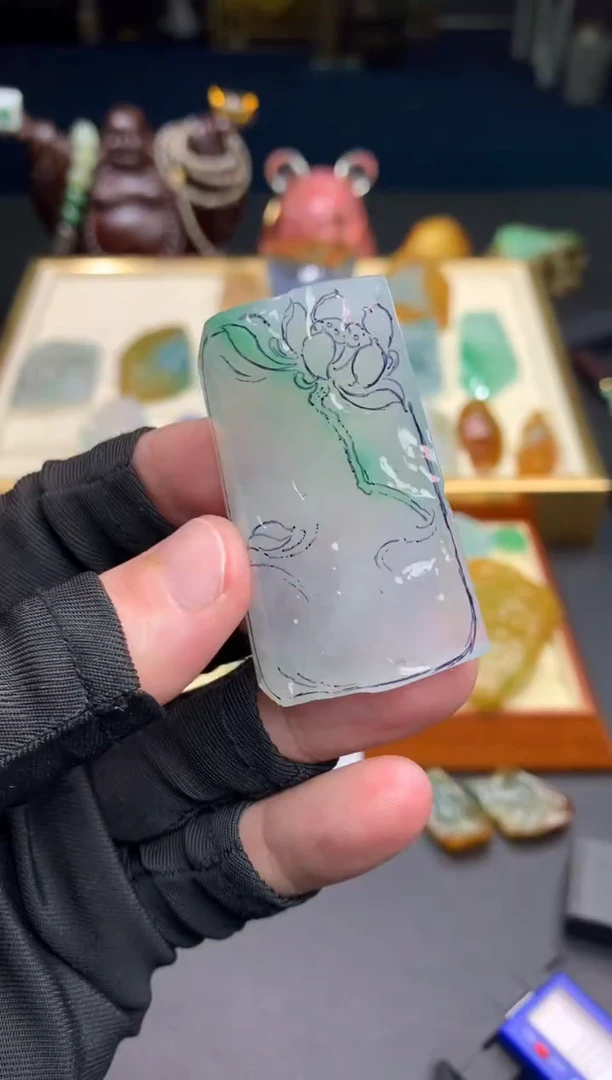 未镶嵌定制翡翠天然翡翠裸石（包工）