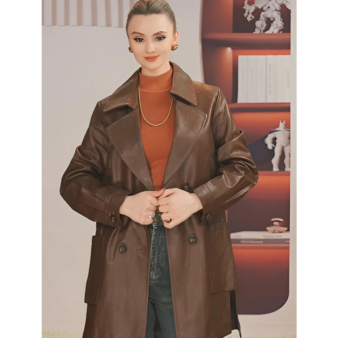 2025新款皮外套优雅时尚908