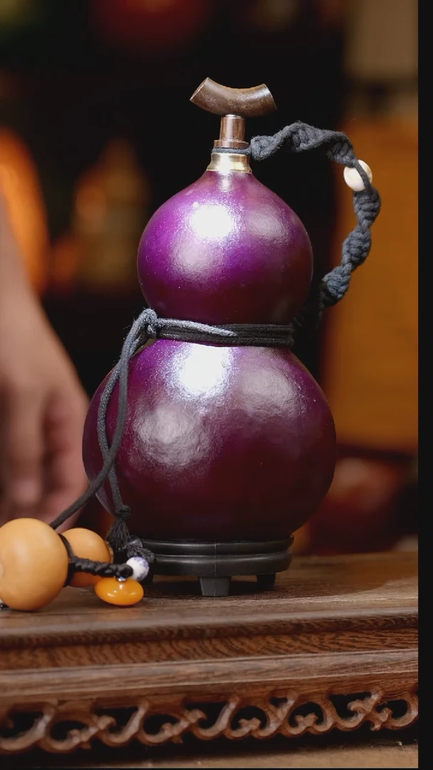 173号精品天然大漆酒葫芦一物一拍~