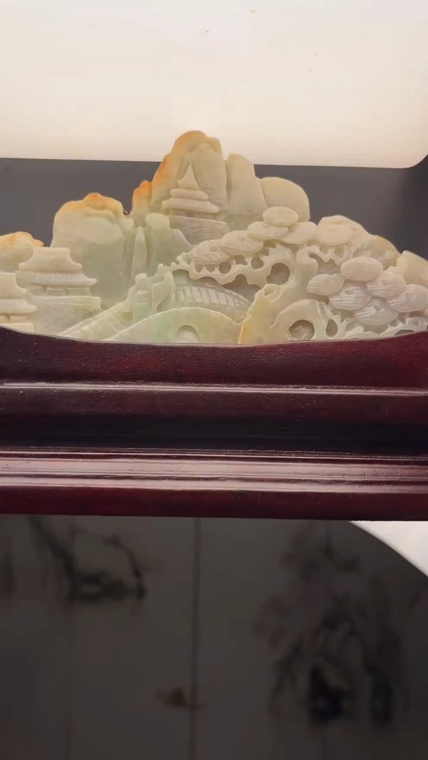 未镶嵌摆件翡翠液**缸天然翡翠