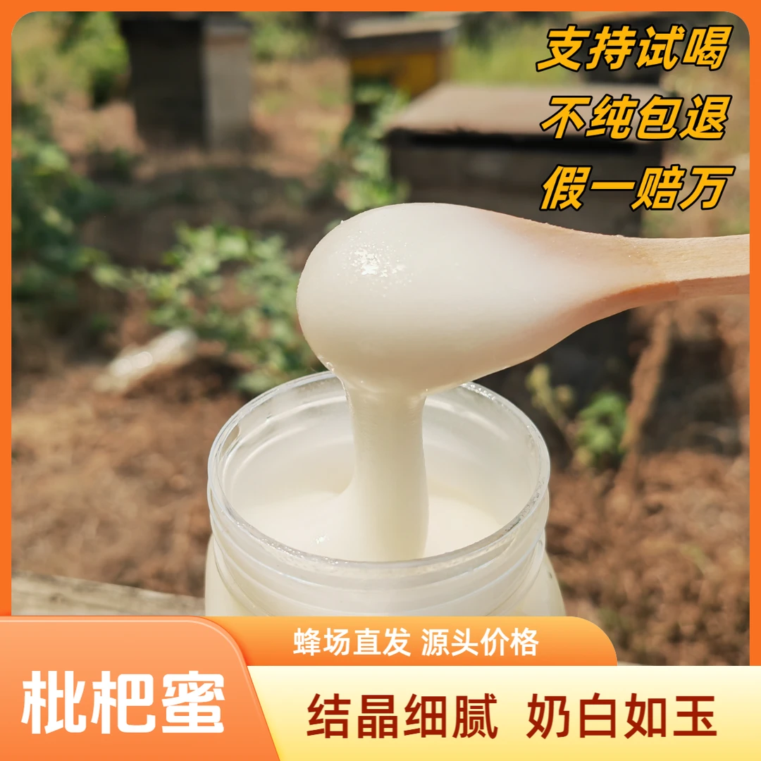 【枇杷蜜3斤】2025年新蜜东山白玉枇杷蜜 结晶白蜜雪蜜枇杷雪蜜