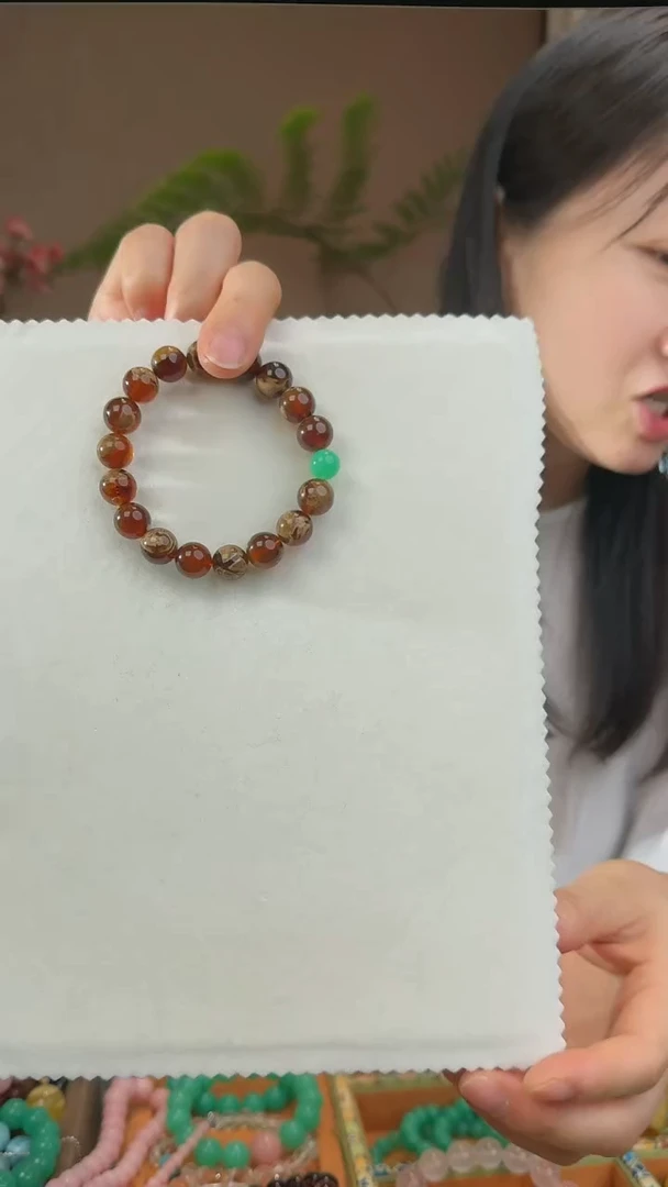 手串琥珀未镶嵌贝*澄天然溶洞珀手串