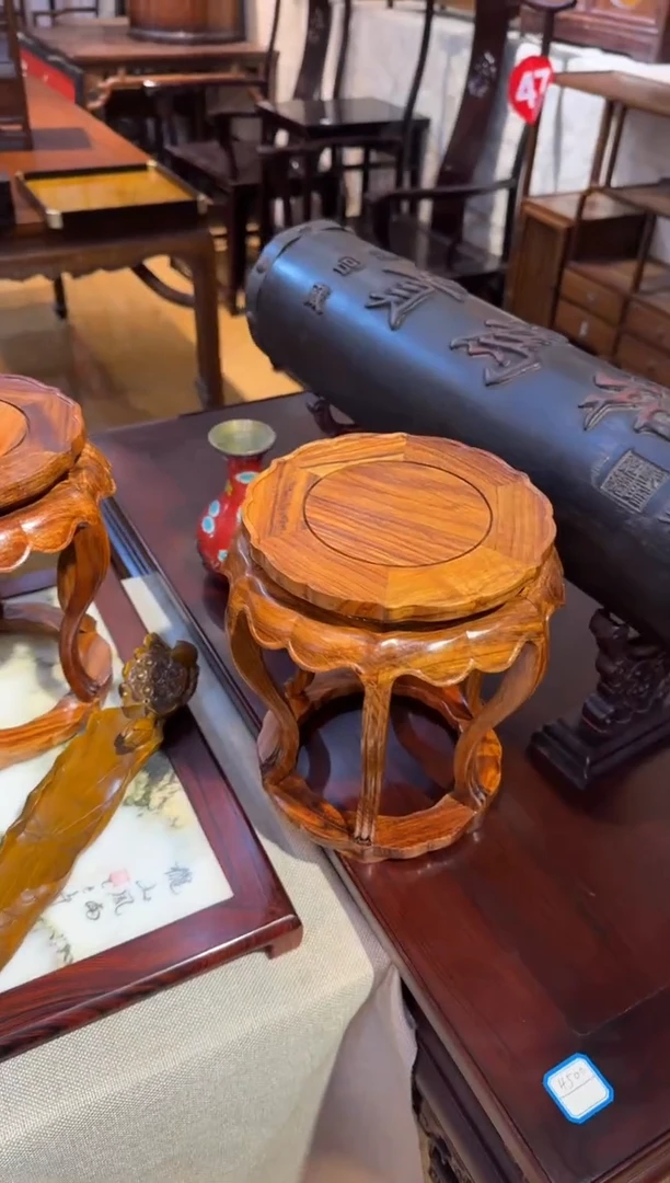 木海棠香几  花架  摆件