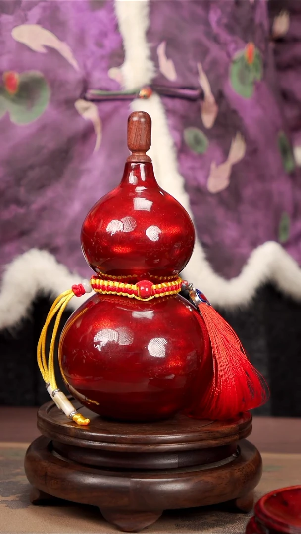 【闪购商品】279易林高端工艺大漆酒葫芦--2488