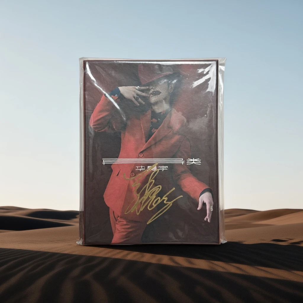 华晨宇 花花 亲笔签名 绝版专辑CD 异类/卡西莫多的礼物/新世界