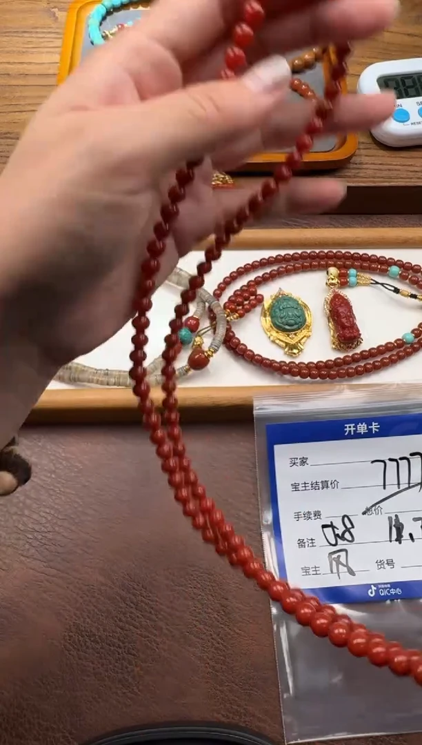未镶嵌手串手串南红玛瑙泡***～手串手串