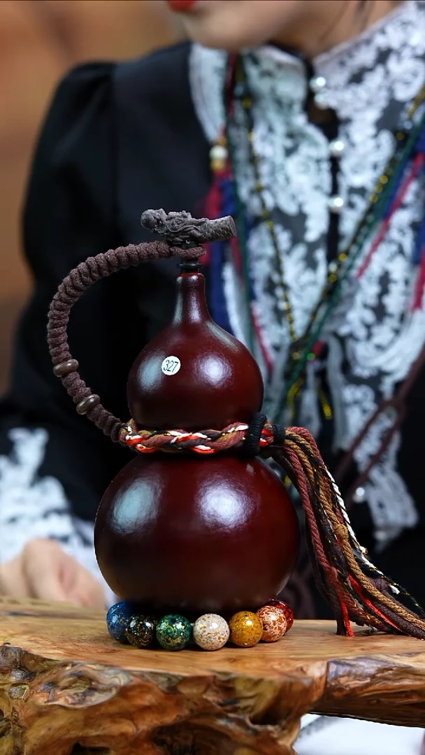 【闪购商品】327—光岳葫天然大漆酒葫芦不含漆珠