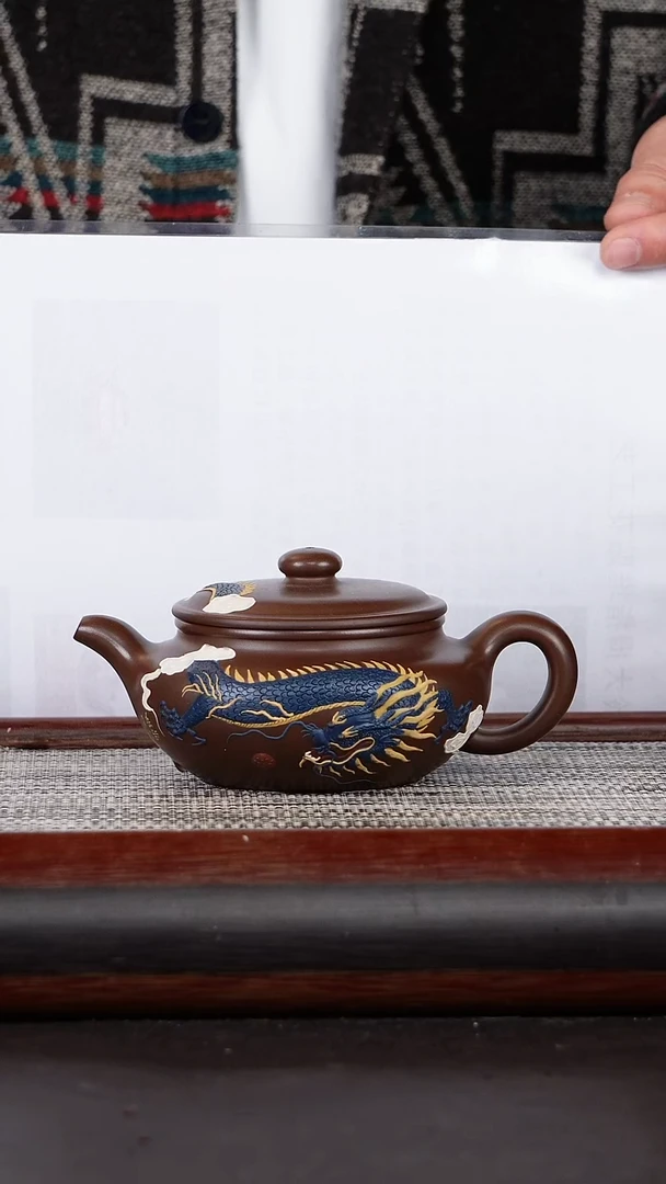 【闪购商品】紫砂茶壶仿古老紫泥300CC