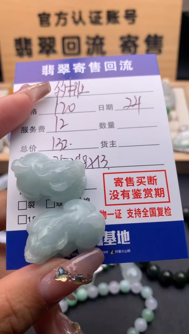 【闪购商品】翡翠颈饰未镶嵌多样性发其一10124969