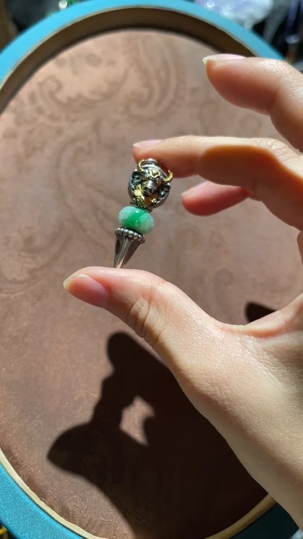 吊坠(不含链)合金翡翠 红翡绿翠