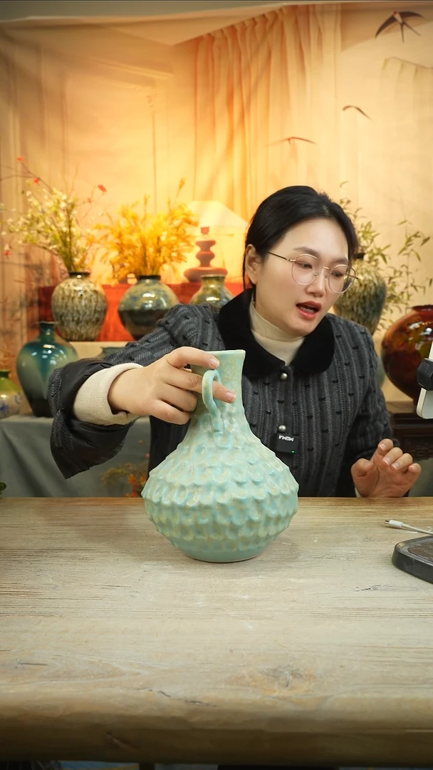 高24口7高温陶瓷花瓶花器