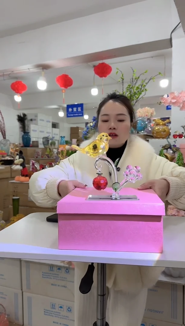 【闪购商品】琉璃迪喜花器-z-晚