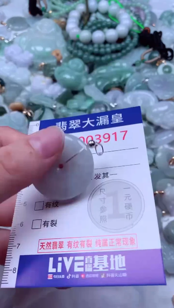 吊坠(不含链)未镶嵌翡翠3917