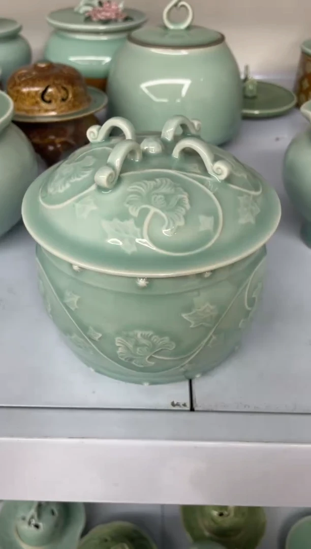 瓷特价福利 微瑕 慧仙青瓷
