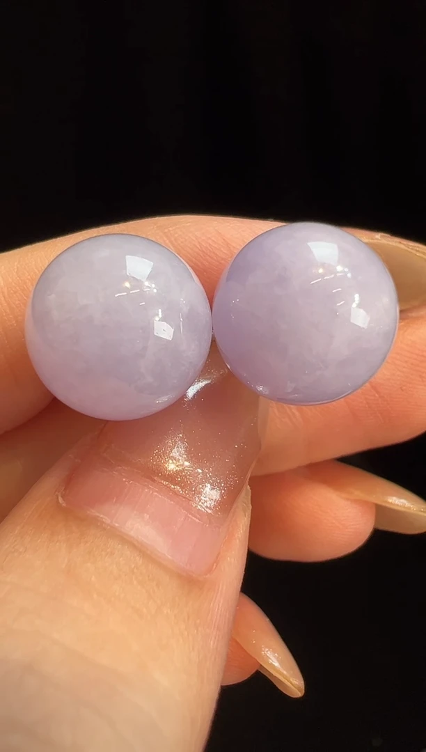 翡翠18K金镶嵌耳饰耳饰