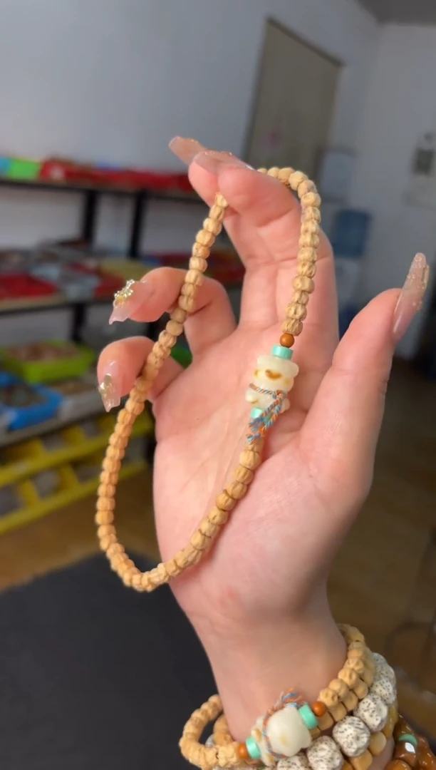 【闪购商品】柏香籽/百香籽吊坠   7mm百香籽双圈