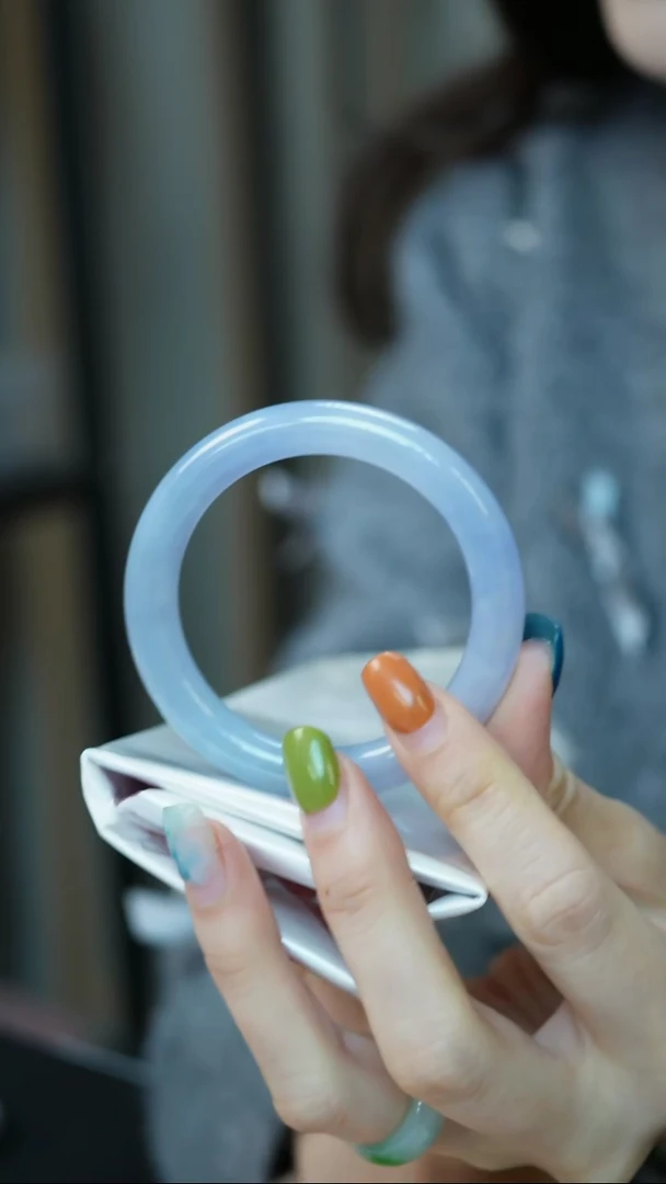 未镶嵌手镯翡翠32-53.5#圆条/姿/1