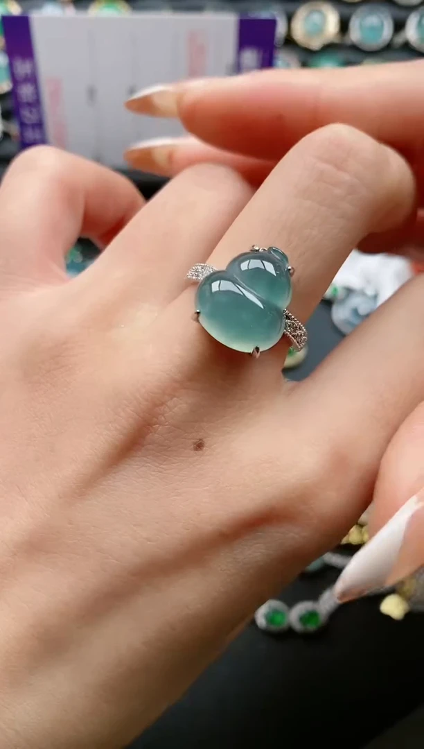 【闪购商品】翡翠戒指银S925镶嵌1111111