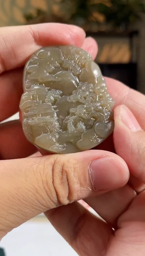 和田玉未镶嵌吊坠(不含链)多样性发货拍一发一