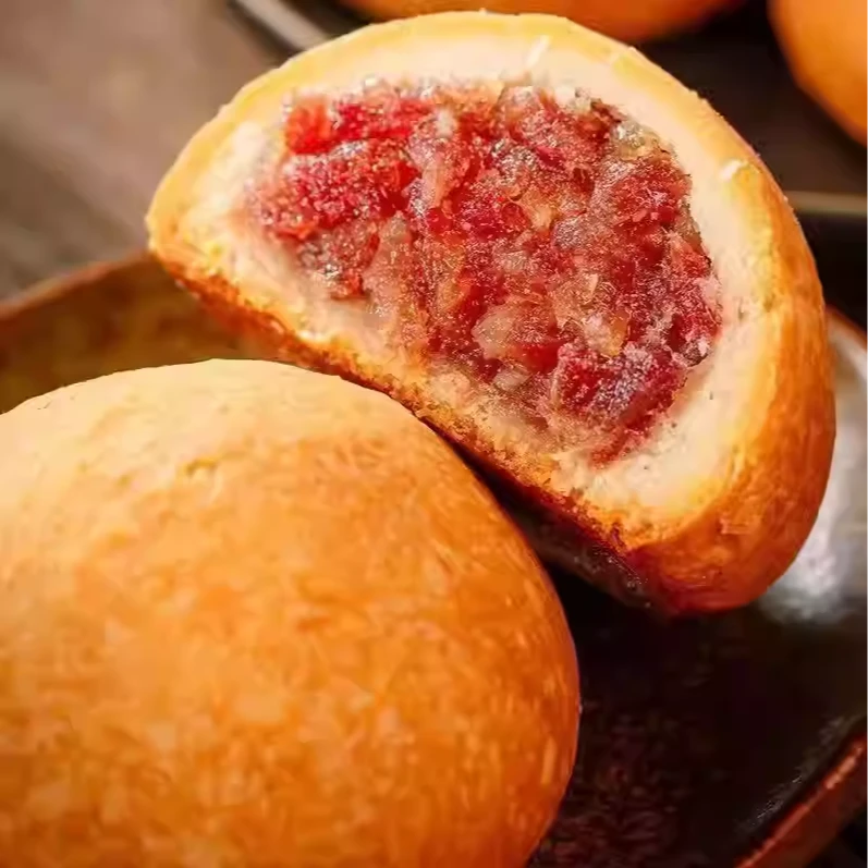 京艺恬省医同款包子云腿月饼老师傅火腿豆沙云腿手工月饼妈妈小猫