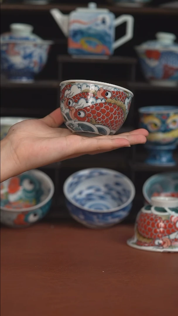 老师作品九鱼水缸杯（宠粉福利 ）